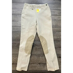 NWT Women's Dublin Riding Equestrian Pants Tan Cream Size 26 New